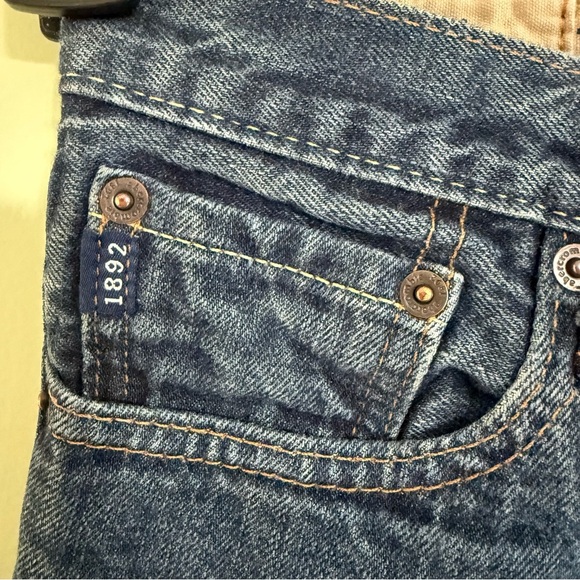 Abercrombie & Fitch boys blue jean boys size 12 slim  button fly prewashed - Picture 4 of 9